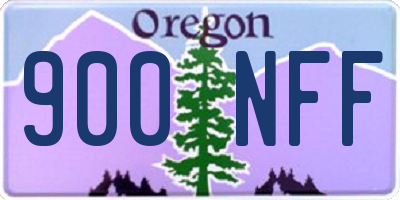 OR license plate 900NFF