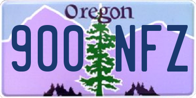 OR license plate 900NFZ
