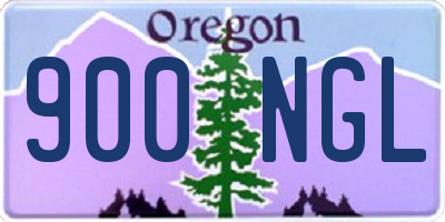 OR license plate 900NGL