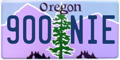 OR license plate 900NIE
