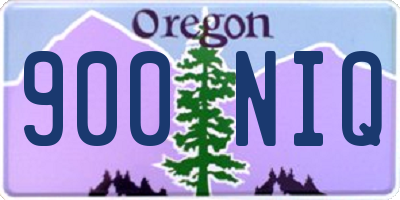 OR license plate 900NIQ