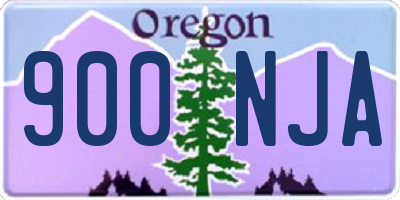 OR license plate 900NJA
