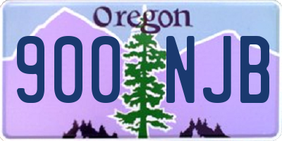 OR license plate 900NJB