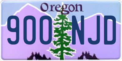 OR license plate 900NJD