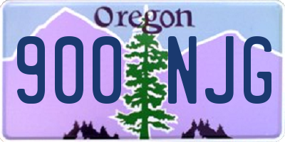 OR license plate 900NJG