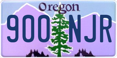 OR license plate 900NJR