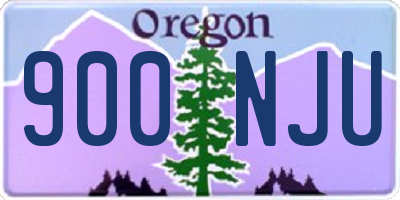 OR license plate 900NJU