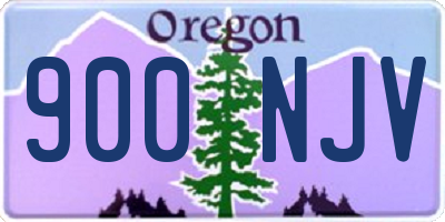 OR license plate 900NJV