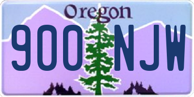 OR license plate 900NJW