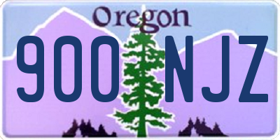 OR license plate 900NJZ