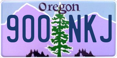 OR license plate 900NKJ