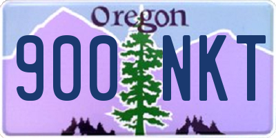 OR license plate 900NKT