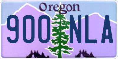 OR license plate 900NLA