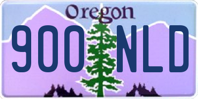 OR license plate 900NLD