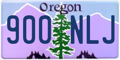 OR license plate 900NLJ