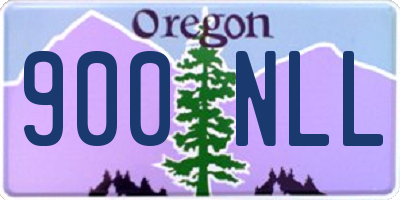 OR license plate 900NLL
