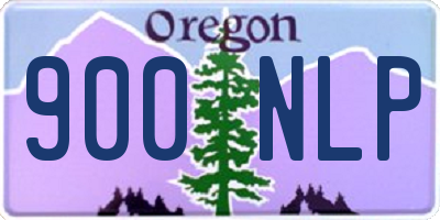 OR license plate 900NLP
