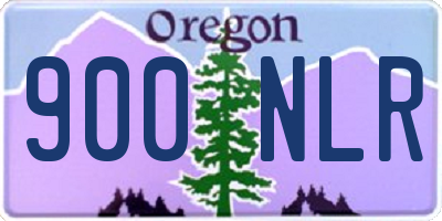 OR license plate 900NLR
