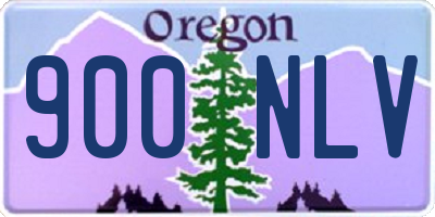OR license plate 900NLV