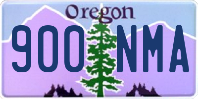 OR license plate 900NMA
