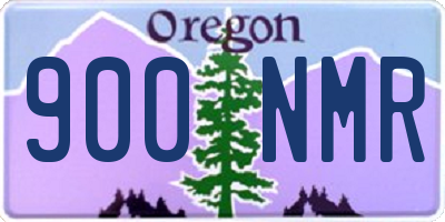 OR license plate 900NMR