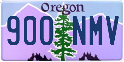 OR license plate 900NMV