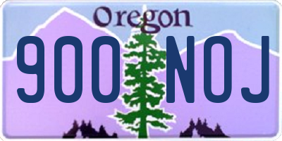 OR license plate 900NOJ