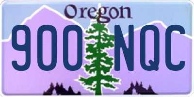 OR license plate 900NQC