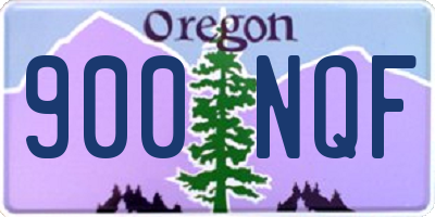OR license plate 900NQF