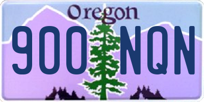 OR license plate 900NQN