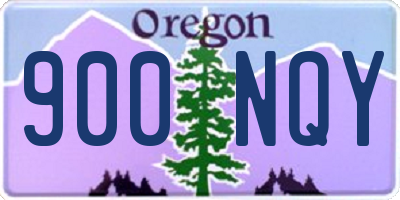 OR license plate 900NQY