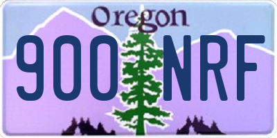 OR license plate 900NRF