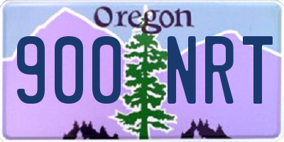 OR license plate 900NRT