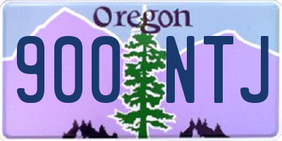 OR license plate 900NTJ