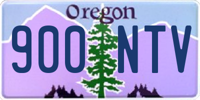 OR license plate 900NTV