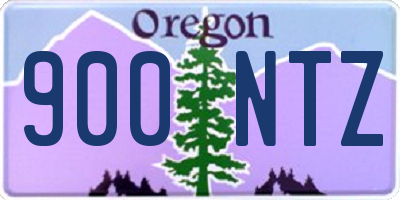 OR license plate 900NTZ