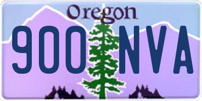 OR license plate 900NVA