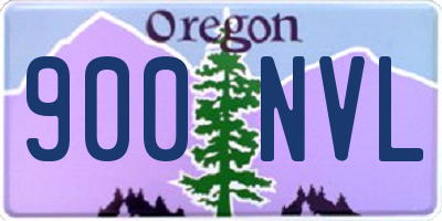 OR license plate 900NVL