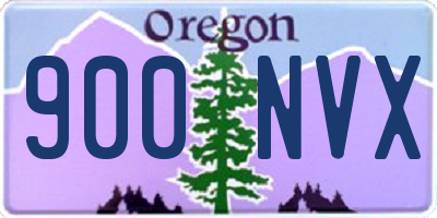 OR license plate 900NVX