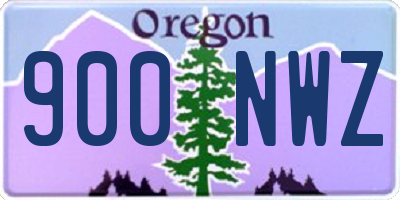 OR license plate 900NWZ