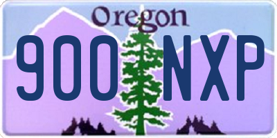 OR license plate 900NXP