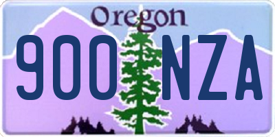 OR license plate 900NZA