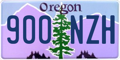 OR license plate 900NZH