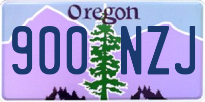 OR license plate 900NZJ