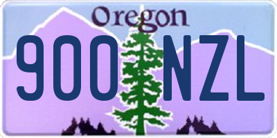 OR license plate 900NZL