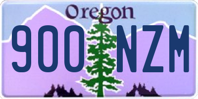 OR license plate 900NZM