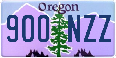 OR license plate 900NZZ