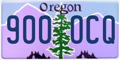 OR license plate 900OCQ