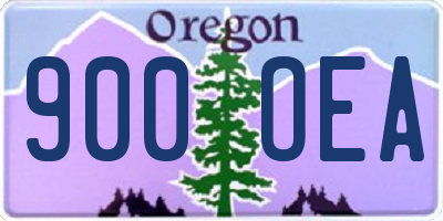 OR license plate 900OEA