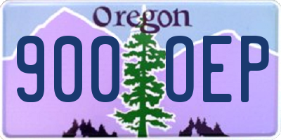 OR license plate 900OEP